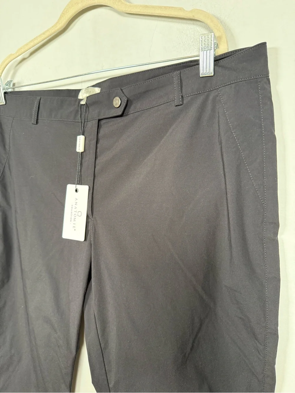 NWT Anatomie Women's Black Techno Chino Mid Rise Travel Pant Sz XL (12/14) - Picture 3 of 12